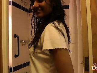 Indian Teen Divya Shaking Hot Aggravation In Shower