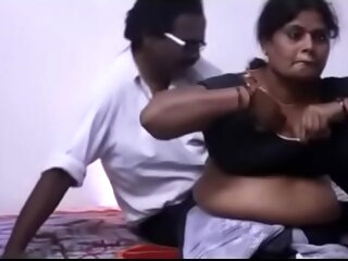 Indian aunty romance fro the brush husband's friend.